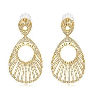 Glamazon Gold Statement Earrings