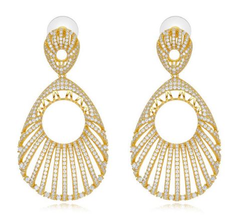 Glamazon Gold Statement Earrings