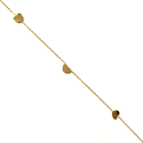 Love It Heart Choker (Gold)